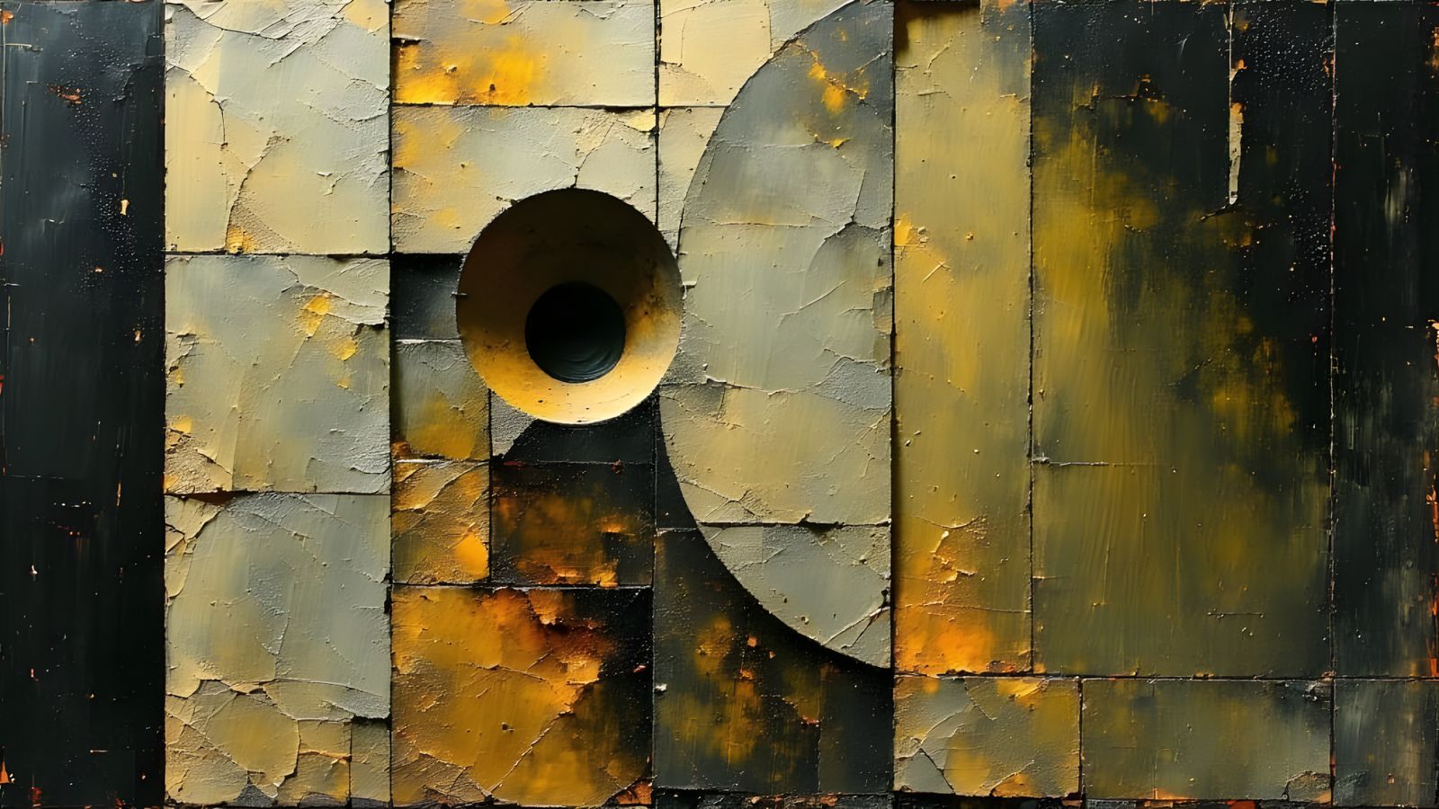 Ancient Stone Lunar Conduit in Dark Oil Style