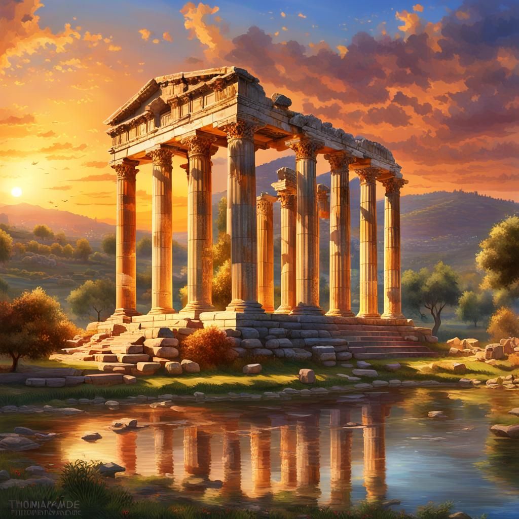 Temple of Artemis in Ephesus, the ruins of an ancient Greek ...