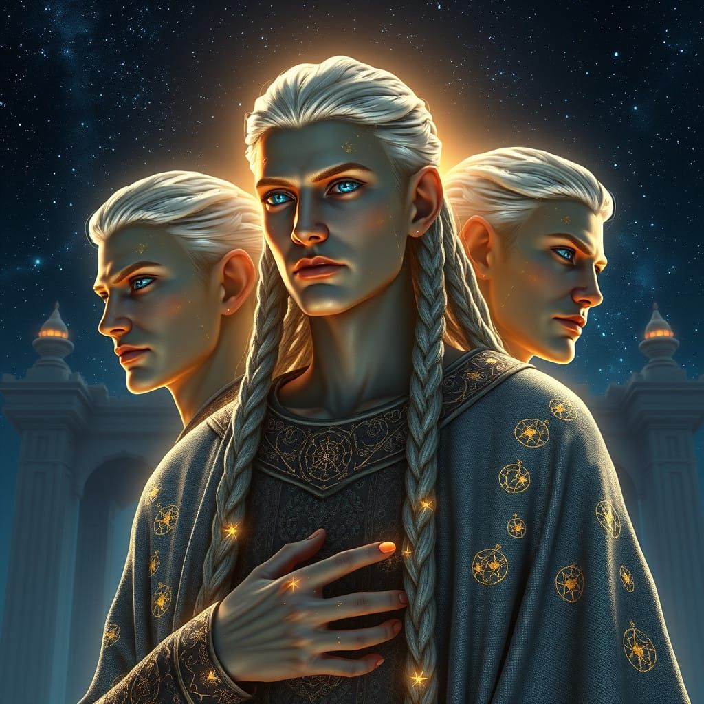 Ethereal Portrait of High Priest Surilaron in Ayleid Temple