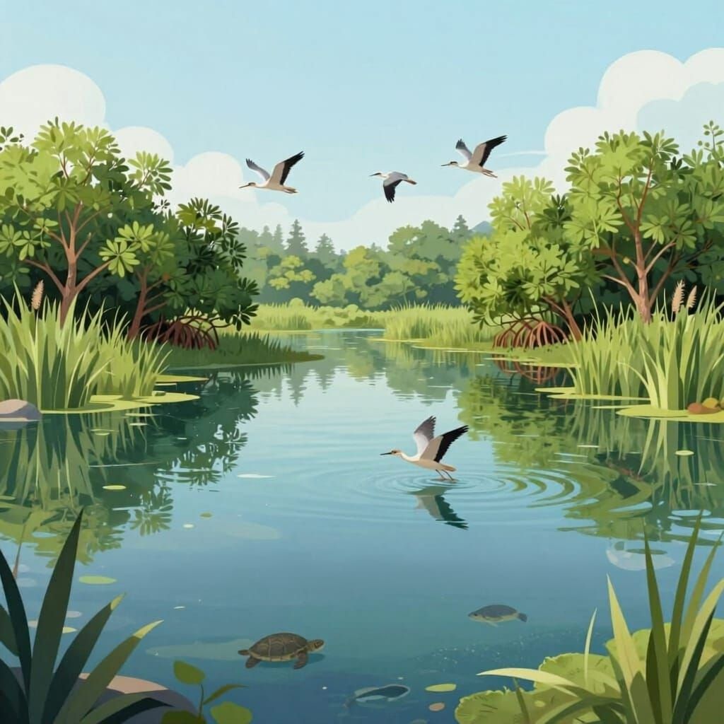 Vibrant Wetland Ecosystem for World Wetlands Day
