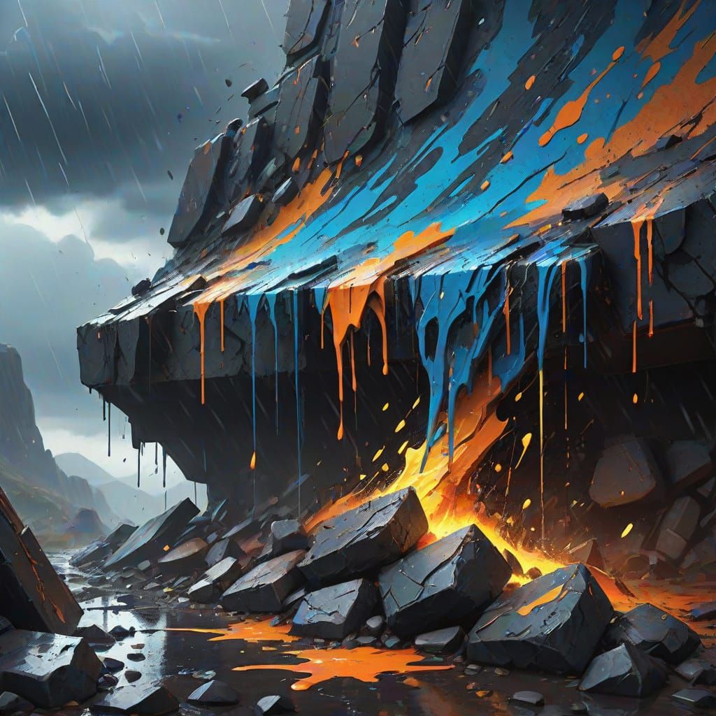 Storm Herald vs Iron Widow in Vibrant Graffiti Art