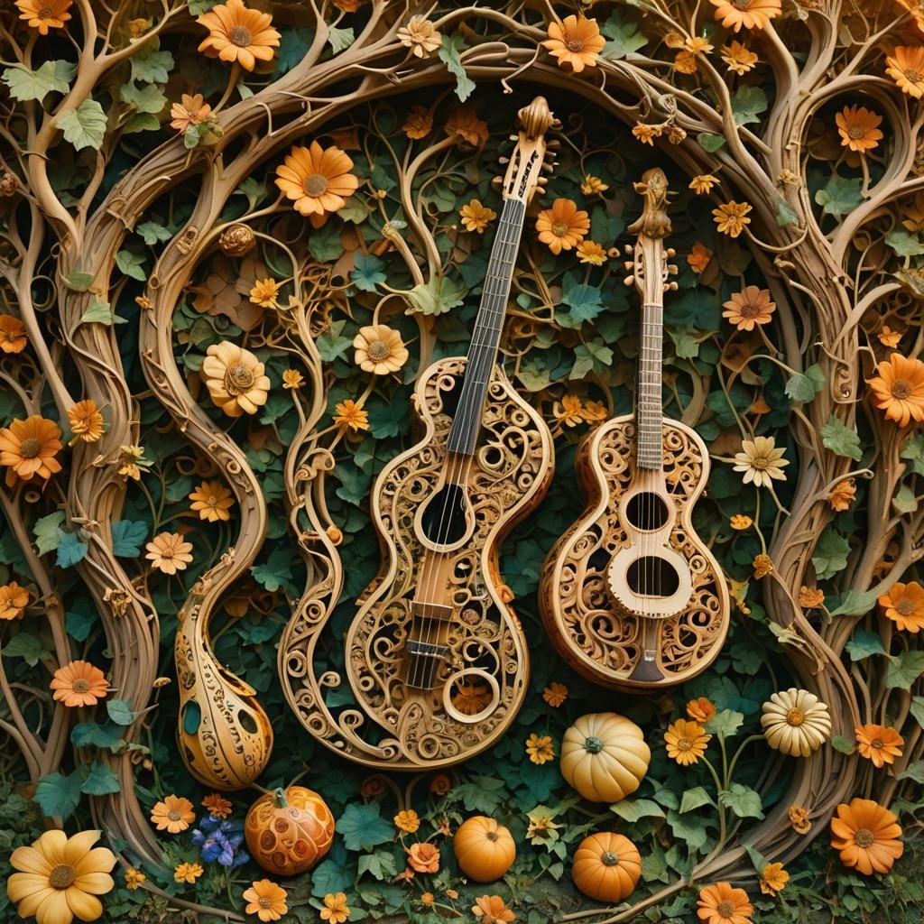 Magical Instruments Transform in a Dreamscape