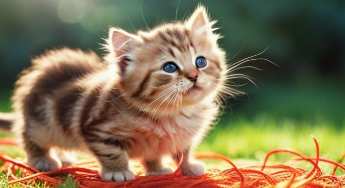 cute little kitten