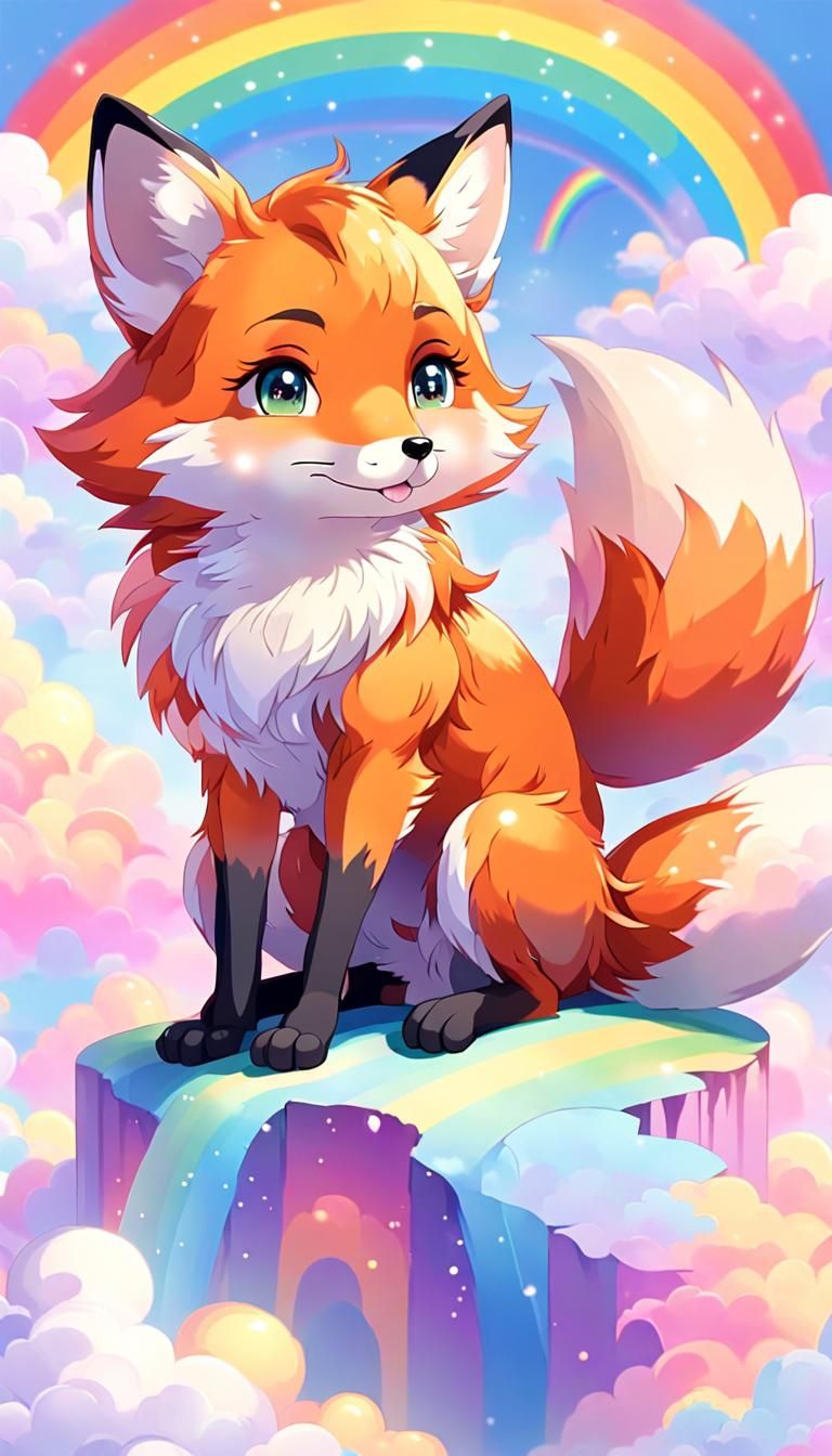 two tail fox