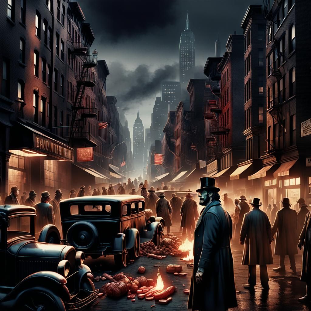 Bill the Butcher Photoillustration in 8K Resolution