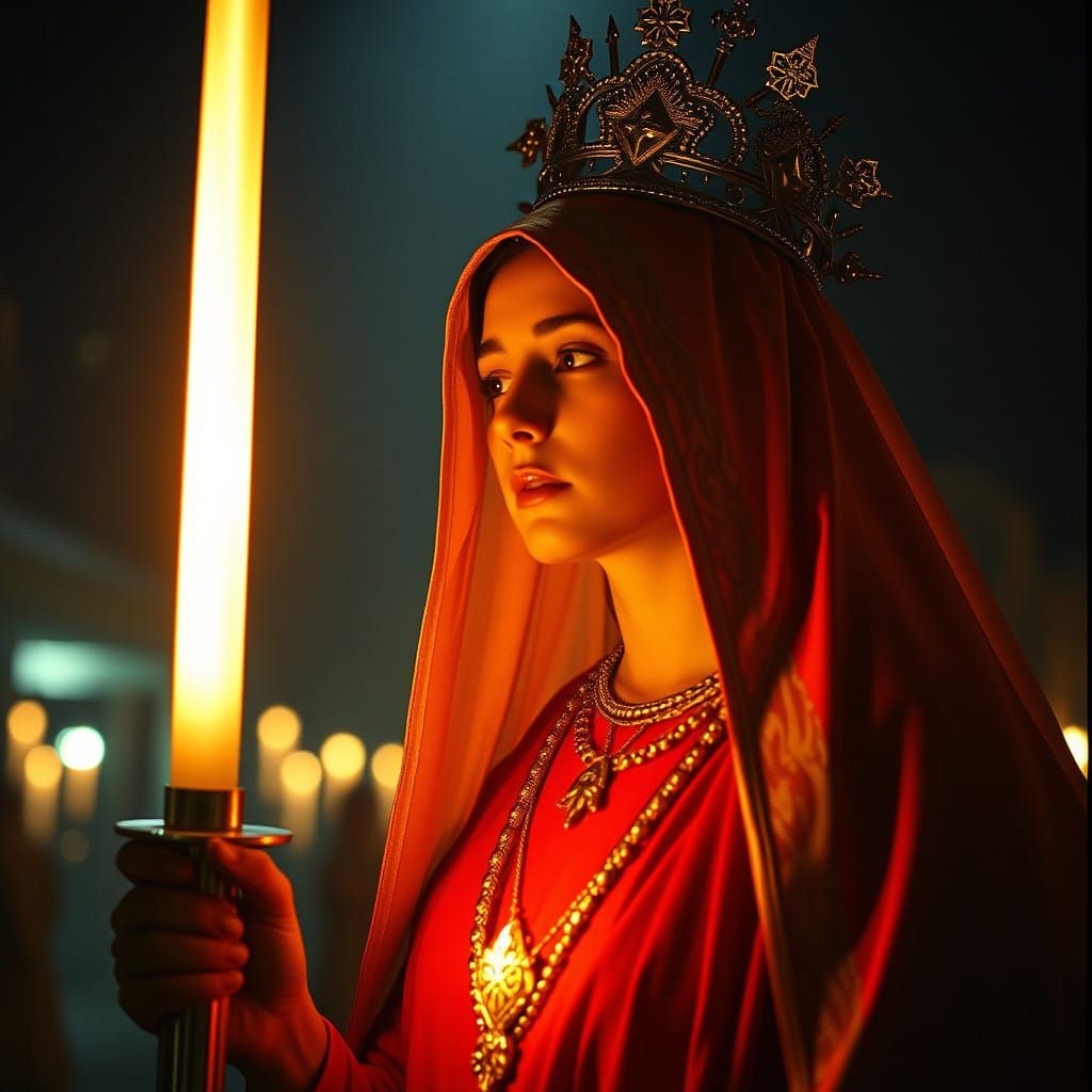 Cinematic Vignette of a Masterful Film Still