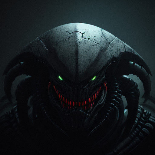 Giant Deadly Alien Creature Emerges from Darkness