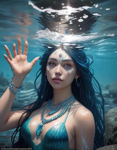 The six-fingered mermaid!