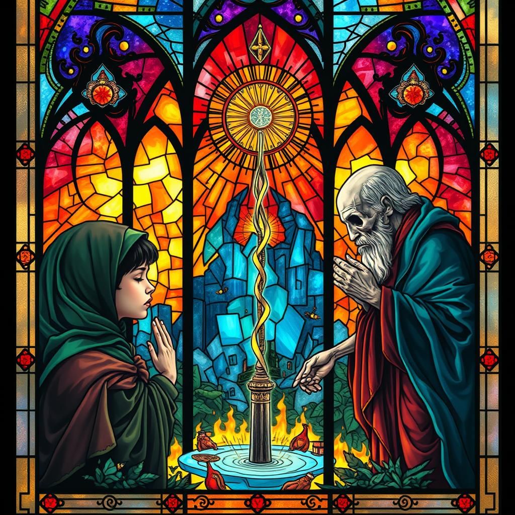 Stained Glass: The Cycle of Rebirth