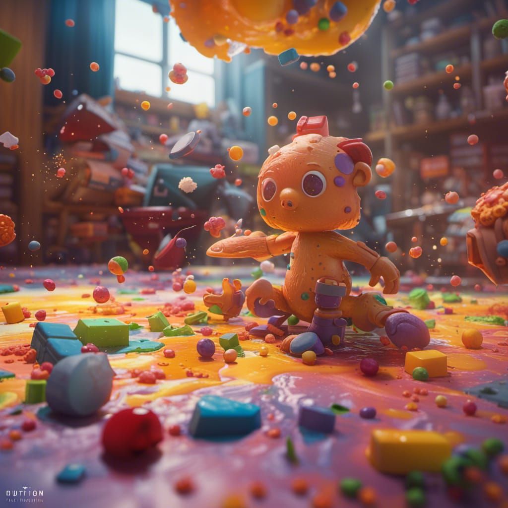 Hyperdetailed Children's Feast: Artstation Concept Art