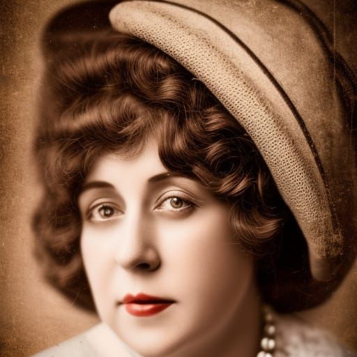 1910s woman baroque portrait vintage beautiful earthy realistic photography