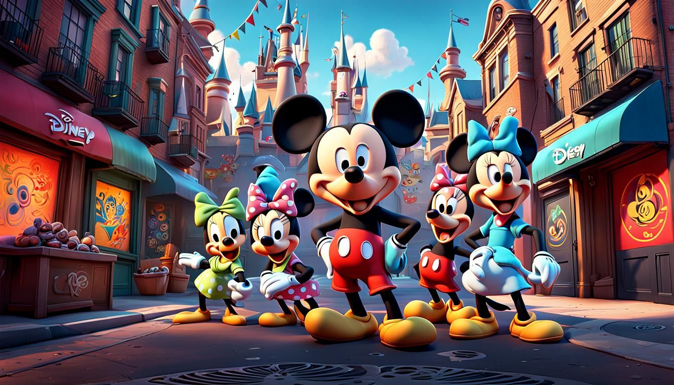 Street Art of Disney Characters are Taking to the Streets