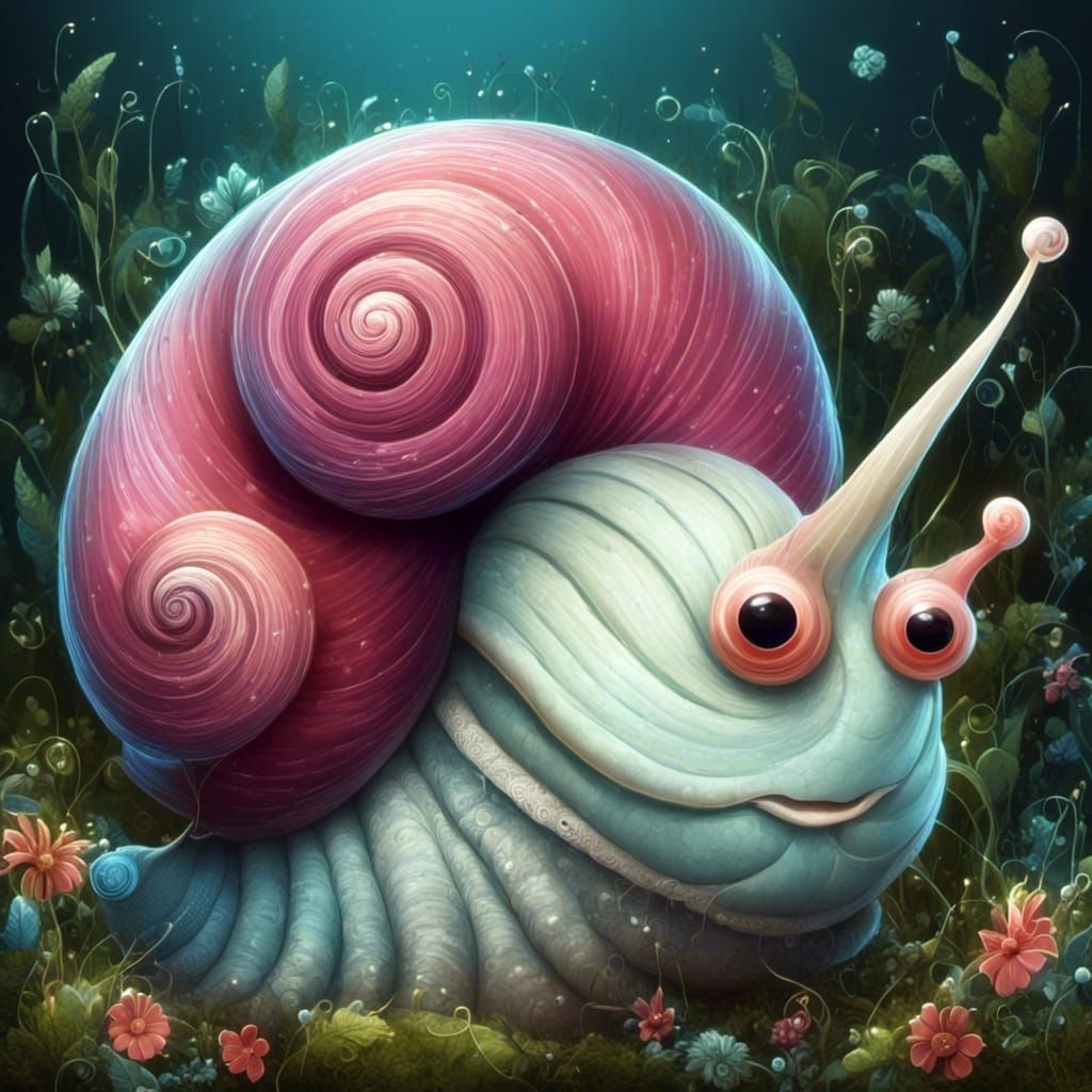 Whimsical Fencer: A Grumpy Snail