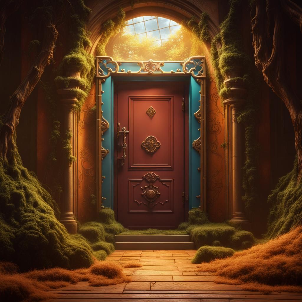 Magic Puzzle Door Concept Art