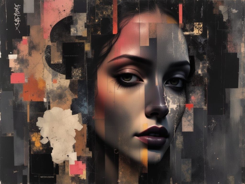 Dark Mood Portrait in Concept Art Style