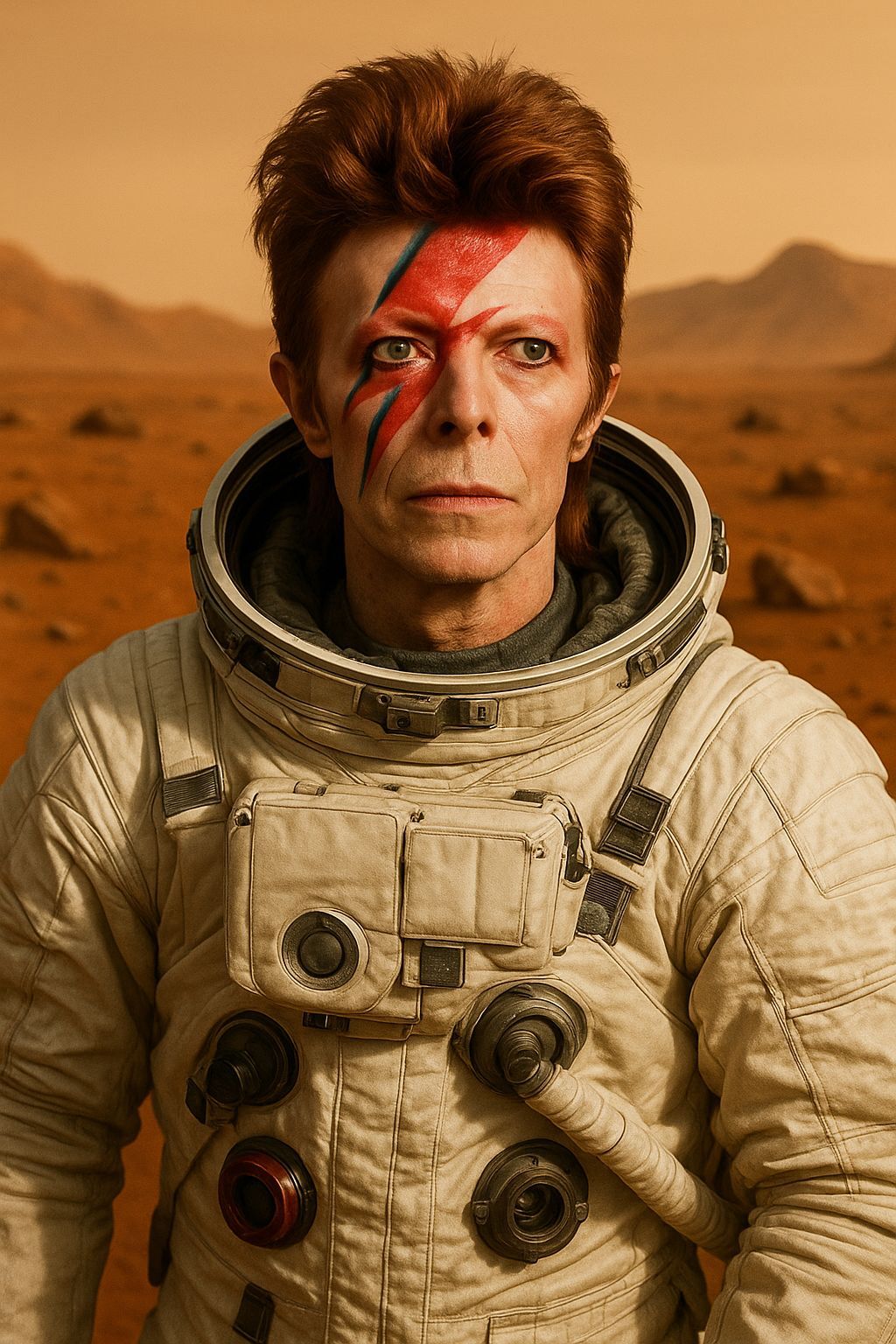 David Bowie as Astronaut on Mars