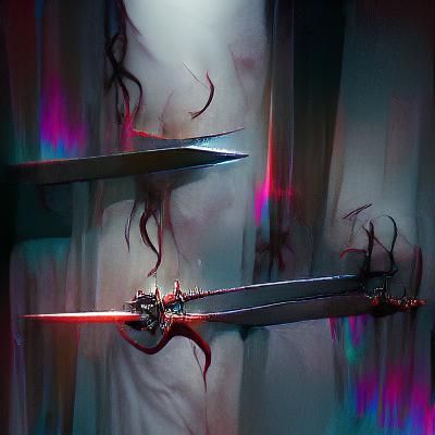 Sinister Sword in Fantasy Art Style