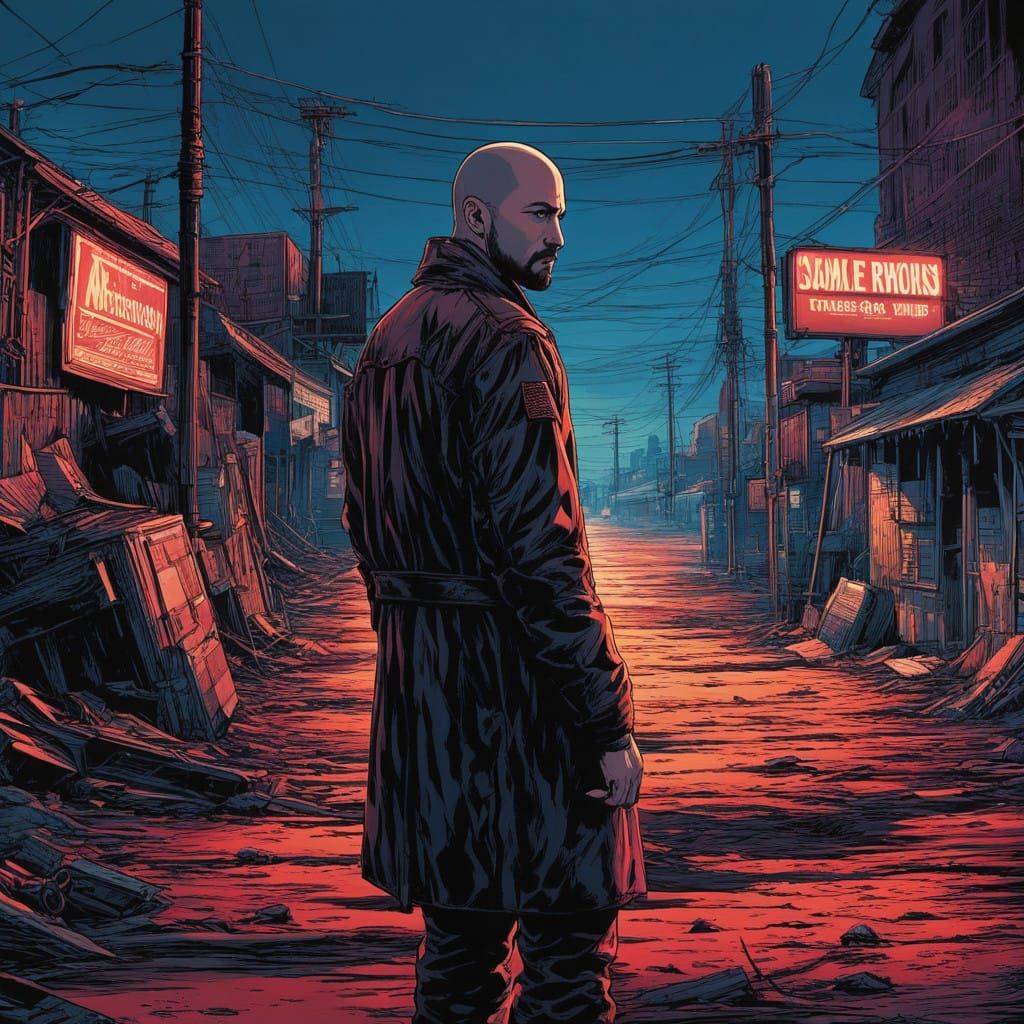 Stunning Cinematic Vision of American History X in Dreamcore...