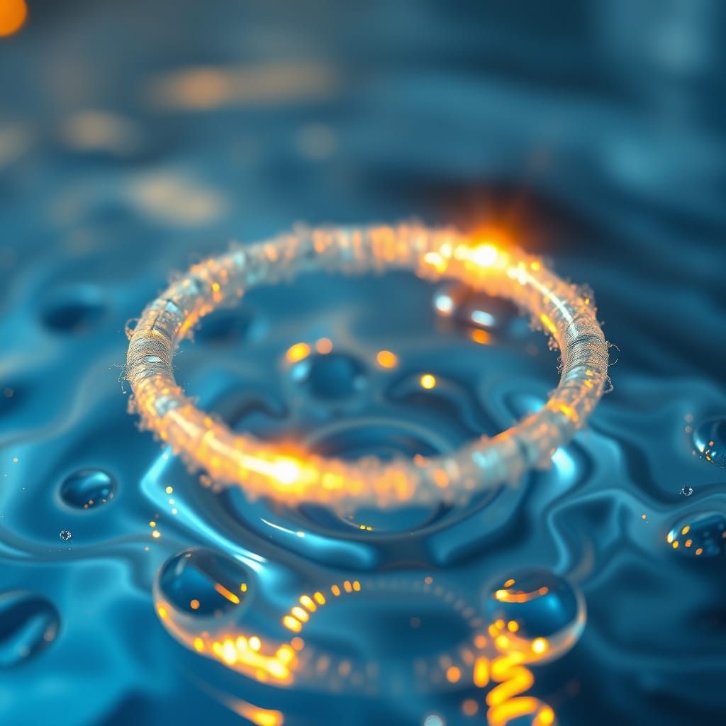 Luminous Energy Torus in Crystalline Water