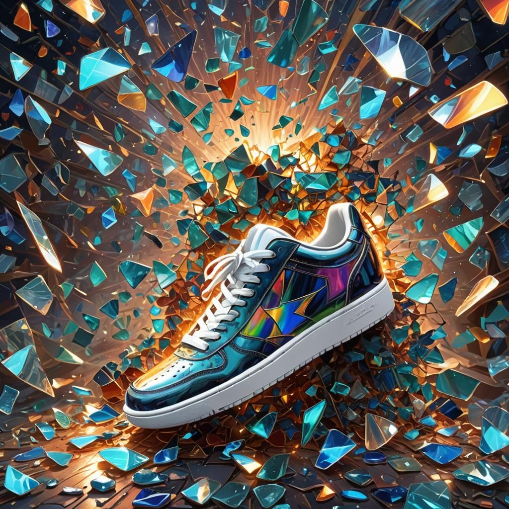 Eccentric sneakers