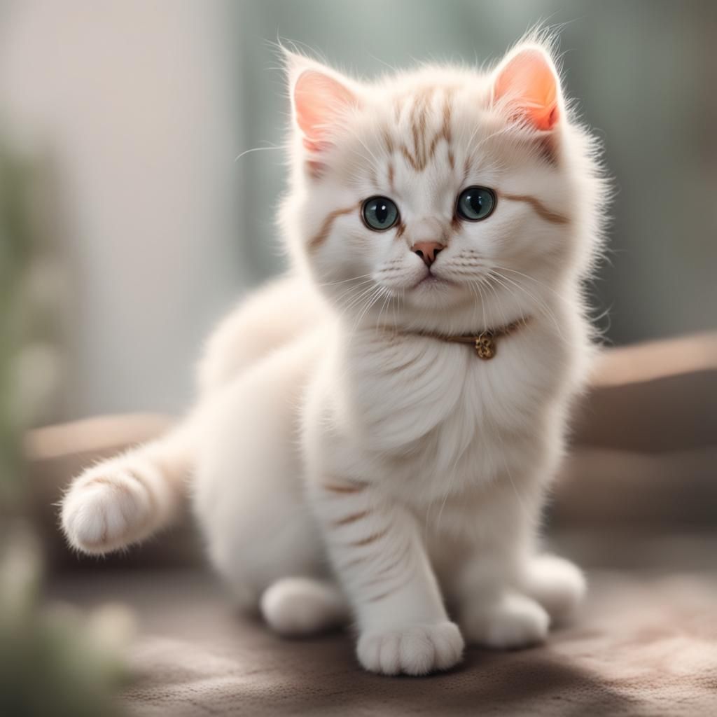 Adorable Cat Generated by AI
