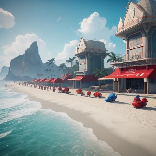 Lifeguard Boat Rescue in Cinematic 3D