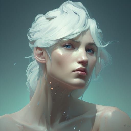 Striking Portrait with Dynamic Lighting and Intricate Detail