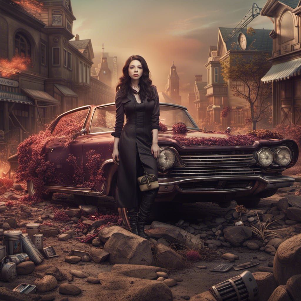 Michelle Trachtenberg Morphs into Car: Fantasy Art