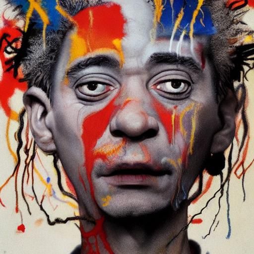 Surreal Portrait in Hyperdetailed Style