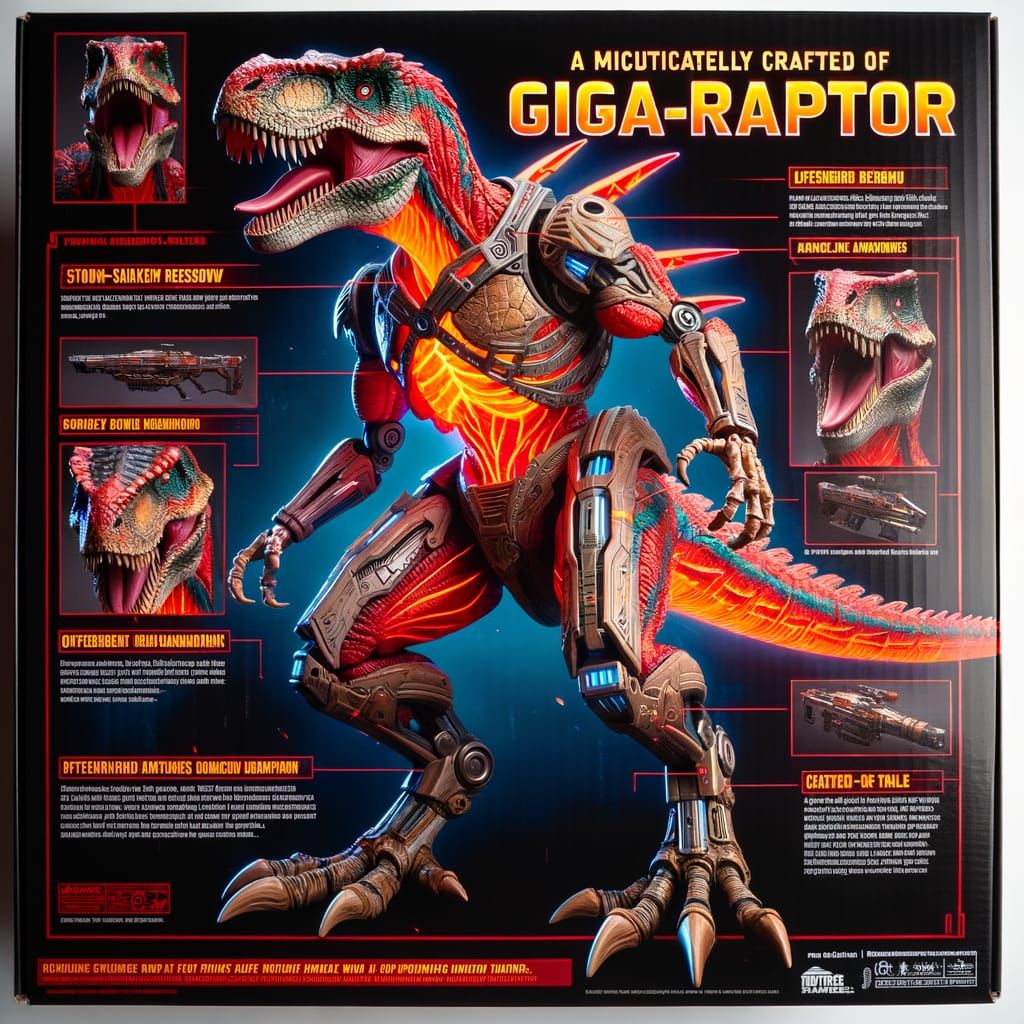 Cyberpunk Warrior Action Figure with Shifting Scales