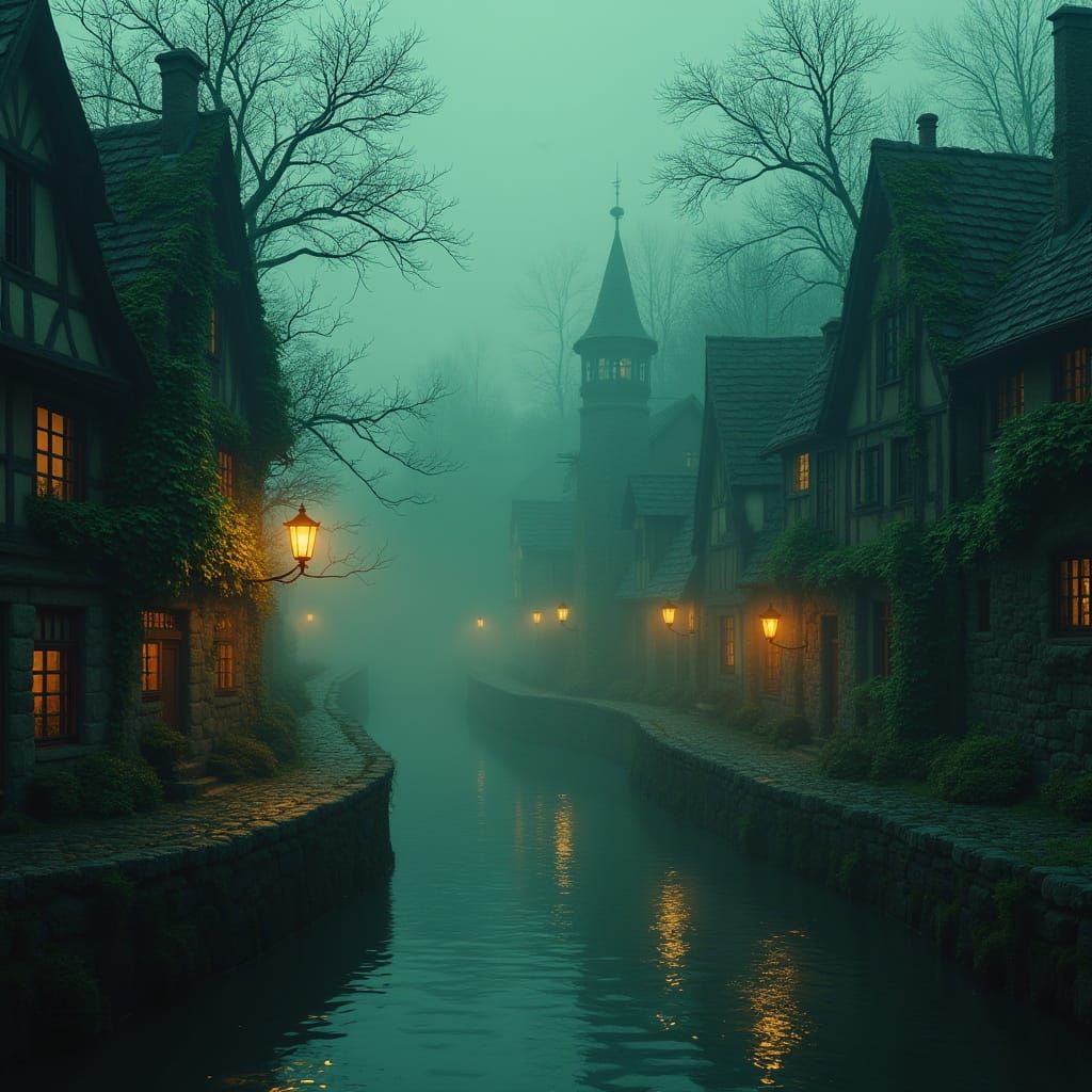 Whispers of the Ancient Town at Dusk