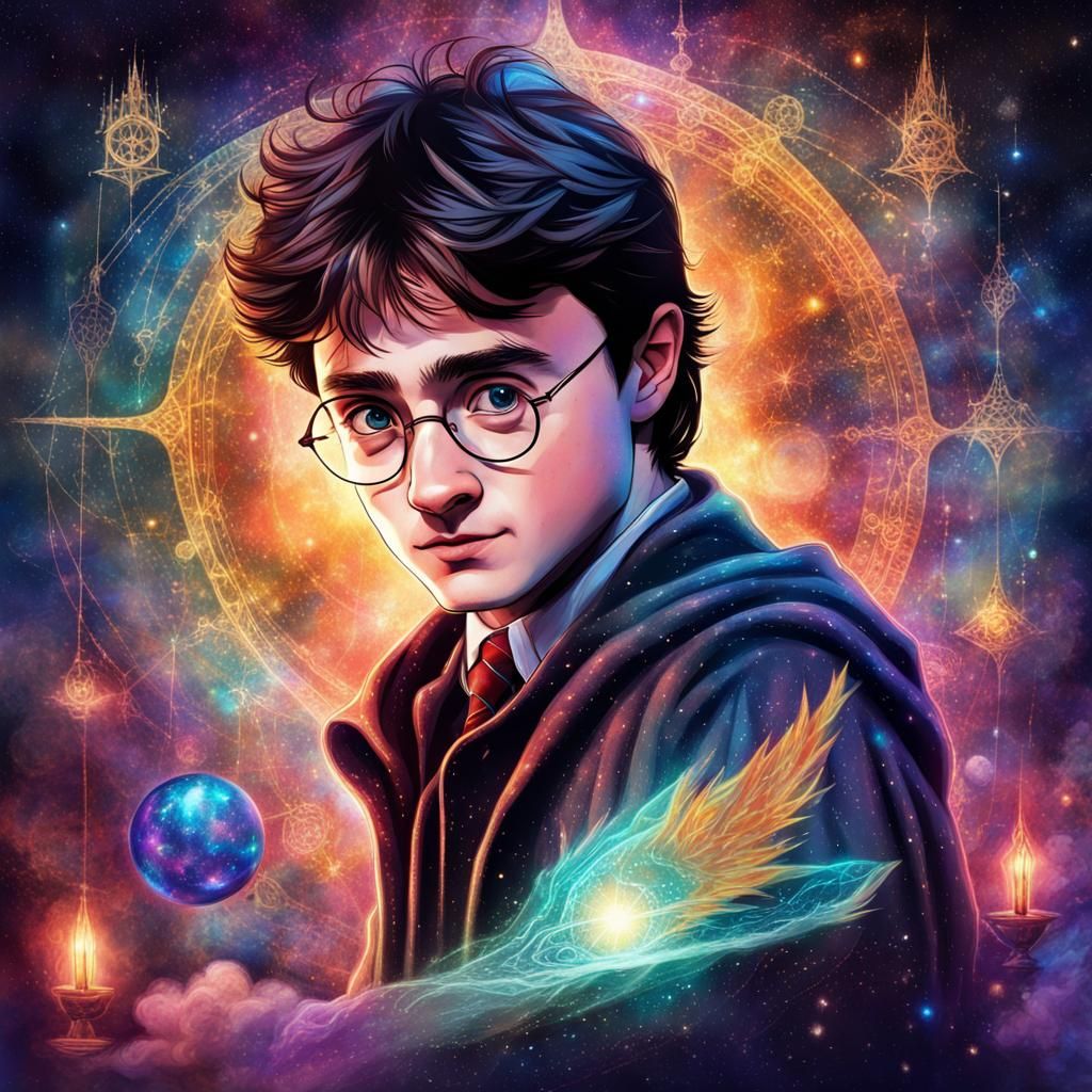 Harry Potter in Disney Style Illustration