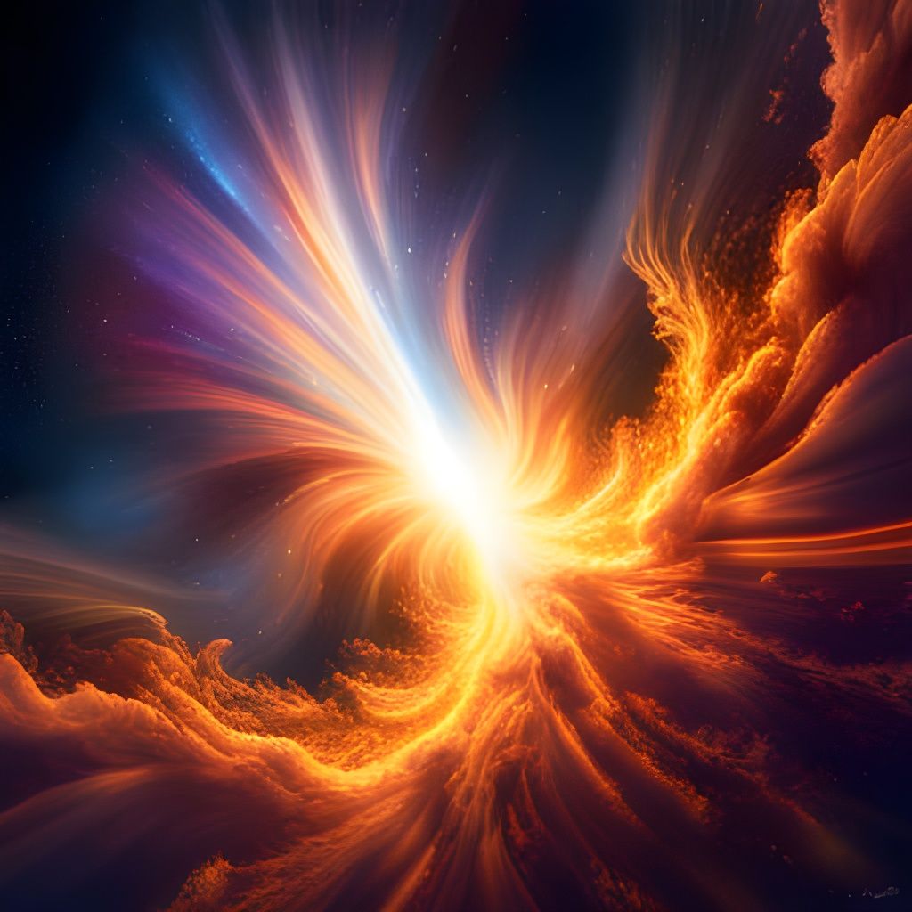 Fractal Collision of Galaxies in Hyperrealism