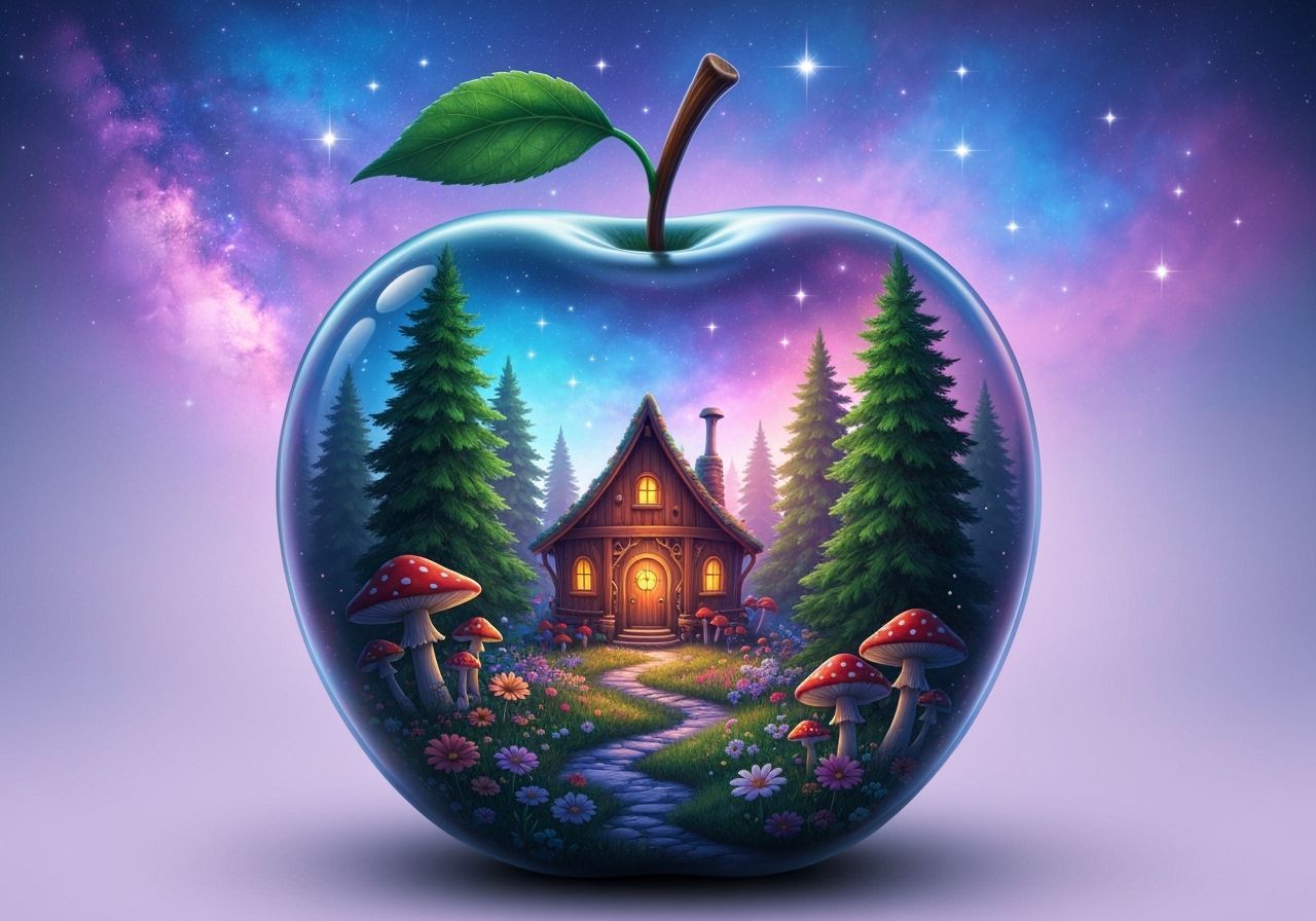 Glass Apple Reveals Fairy Tale Village
