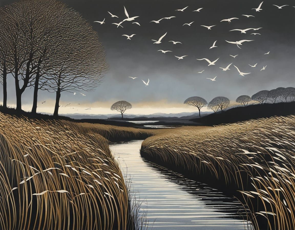 Wanderers in the Black Wind on the Serene Moor