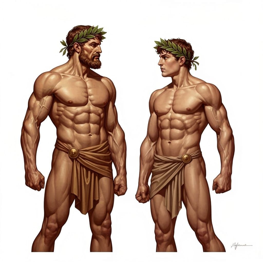 Hercules Meets His Younger Self