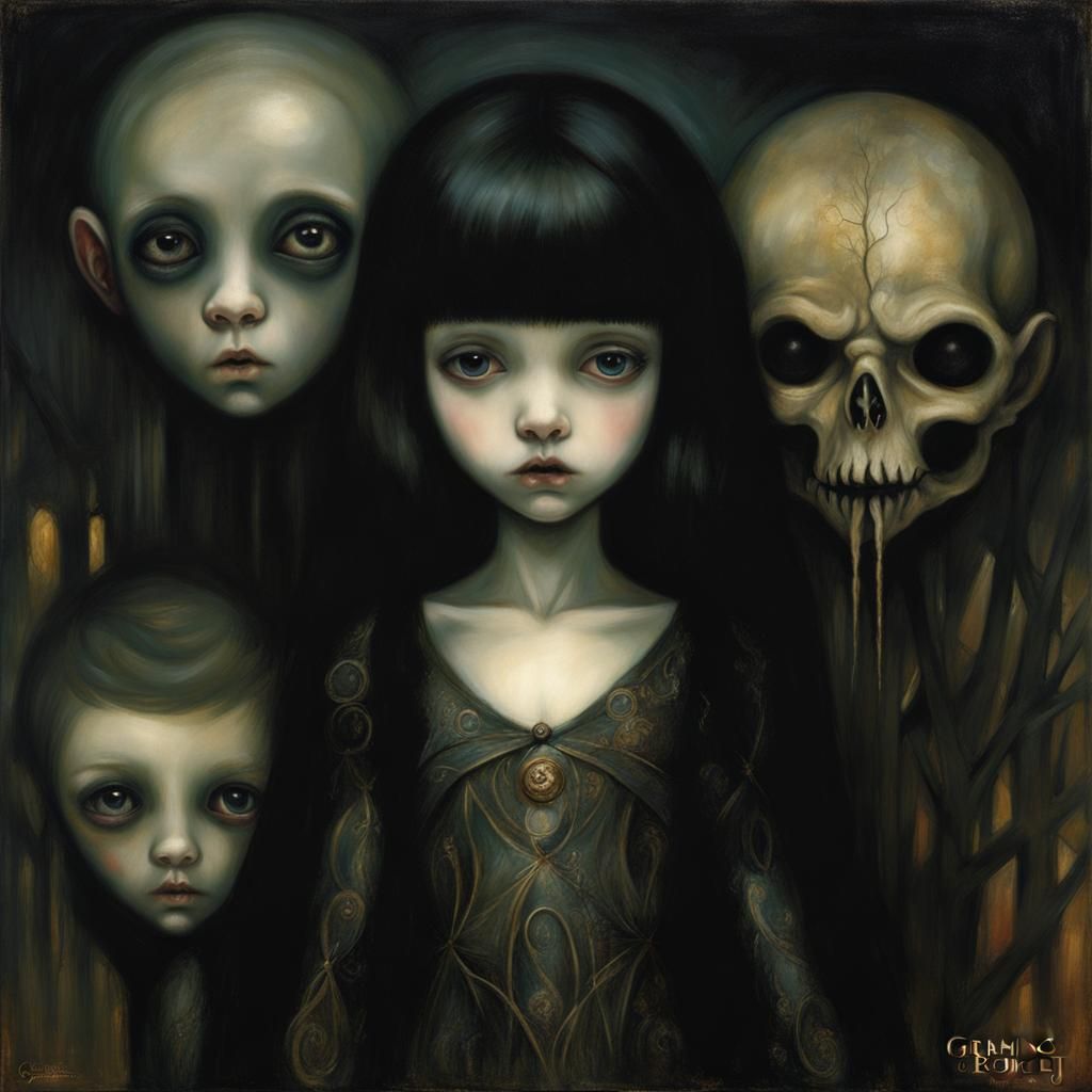 Grimdark Art Inspired by Gothic Masters