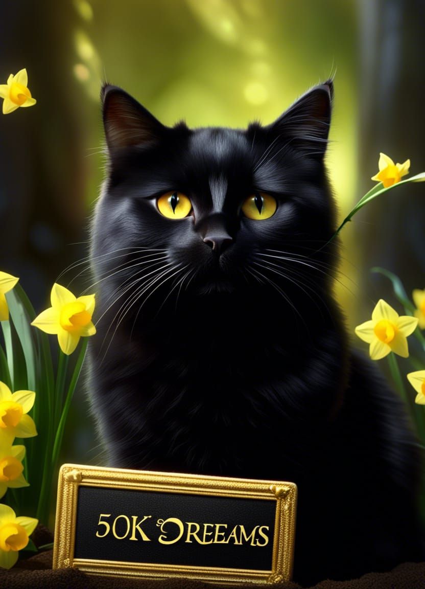 Black Cat Celebrates 50k in Spring Dream