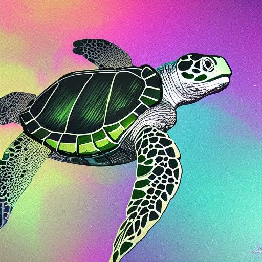 Plastic Turtles: Holographic Cosmic Illustration