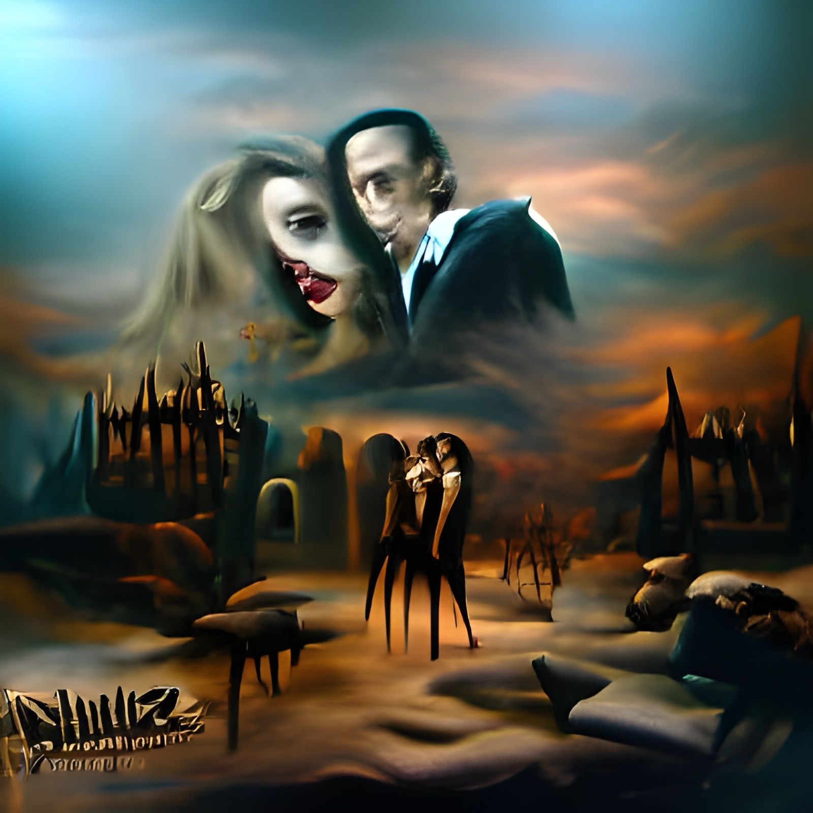 Surrealism Vampire Lovers