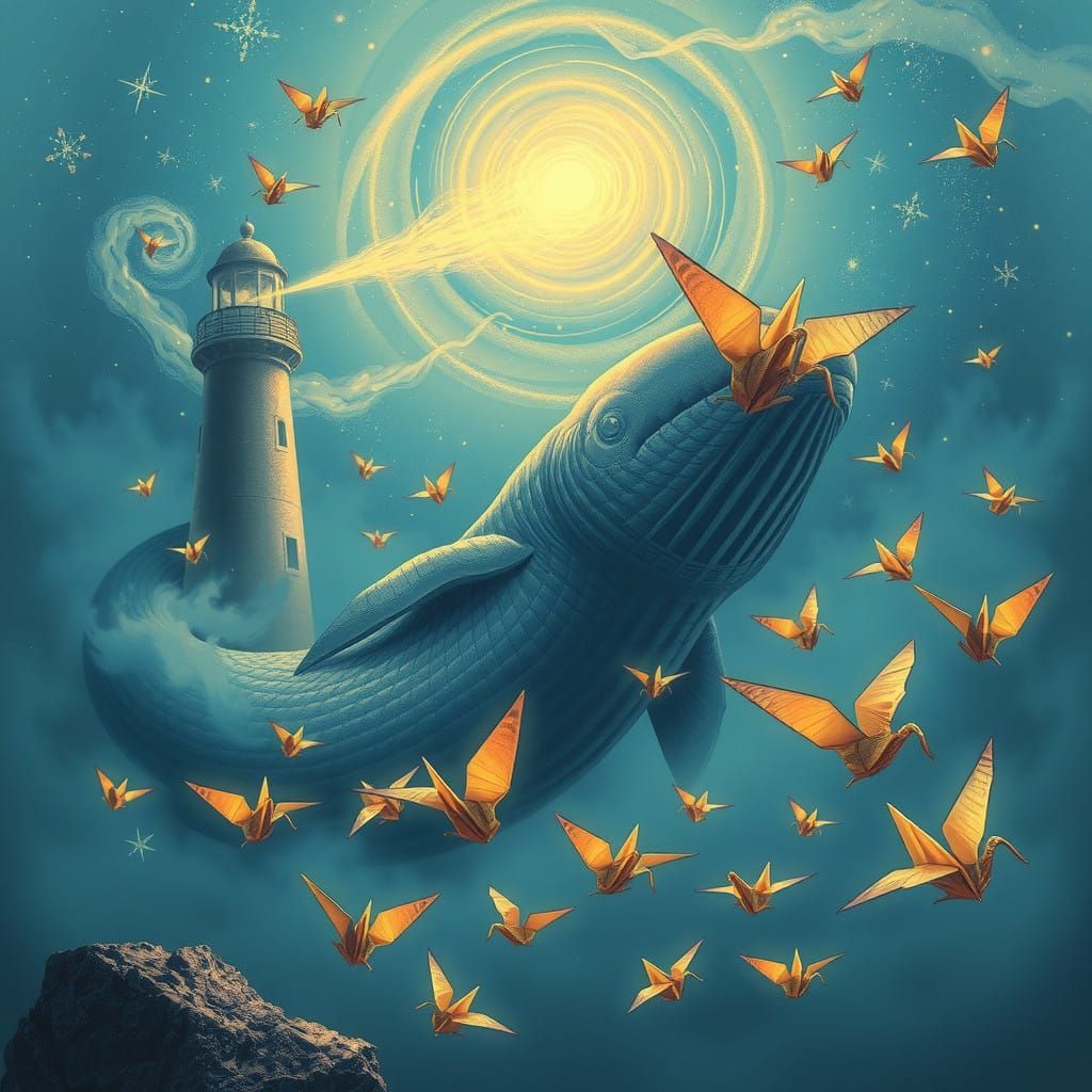 Ethereal Lighthouse Leviathan Illuminates Forgotten Memories