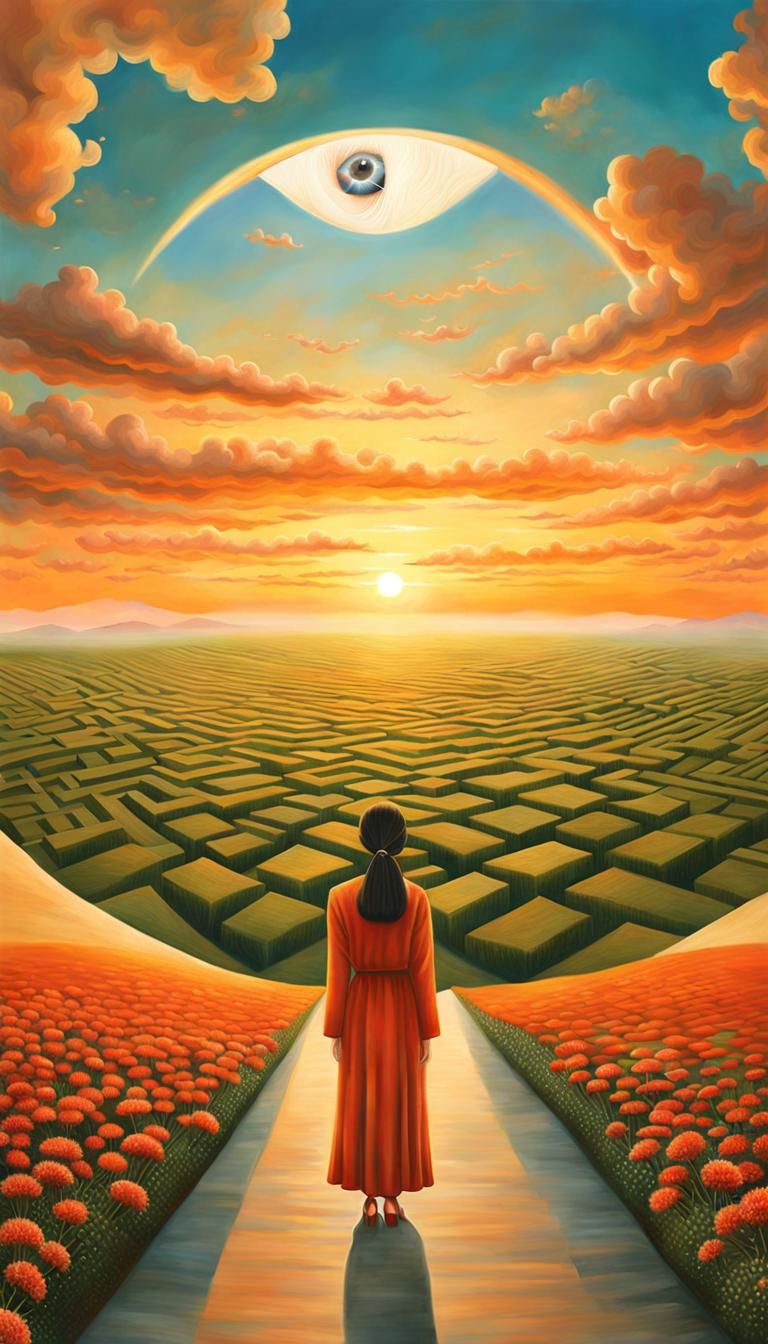 Surreal Birth in Nature, Highly Detailed Octane Render