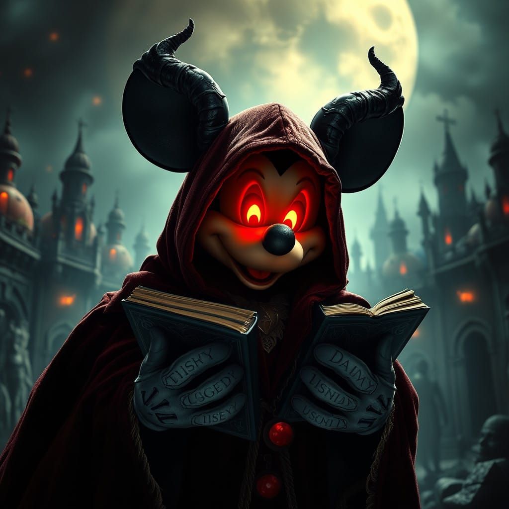 Malevolent Mickey Mouse: A Dark, Cinematic Nightmare