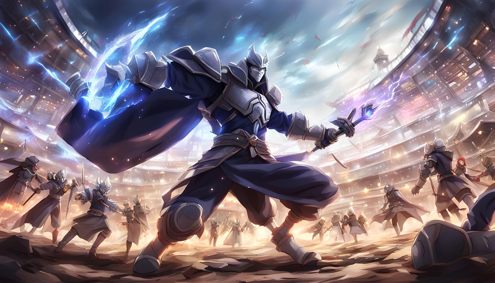 Arena battleground villain fight