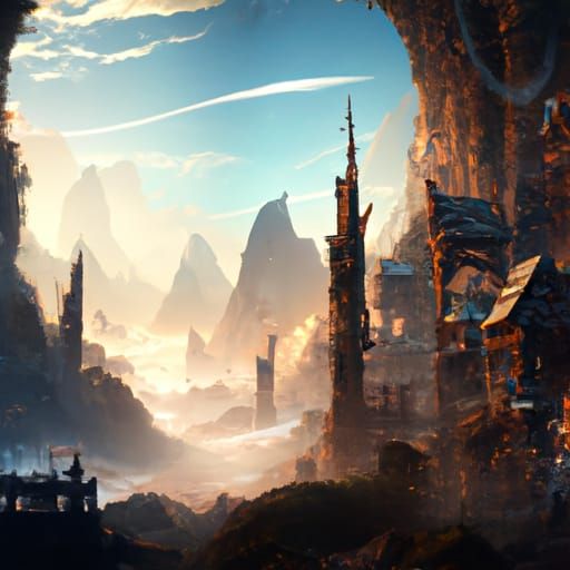 Epic Cinematic Digital Matte Painting