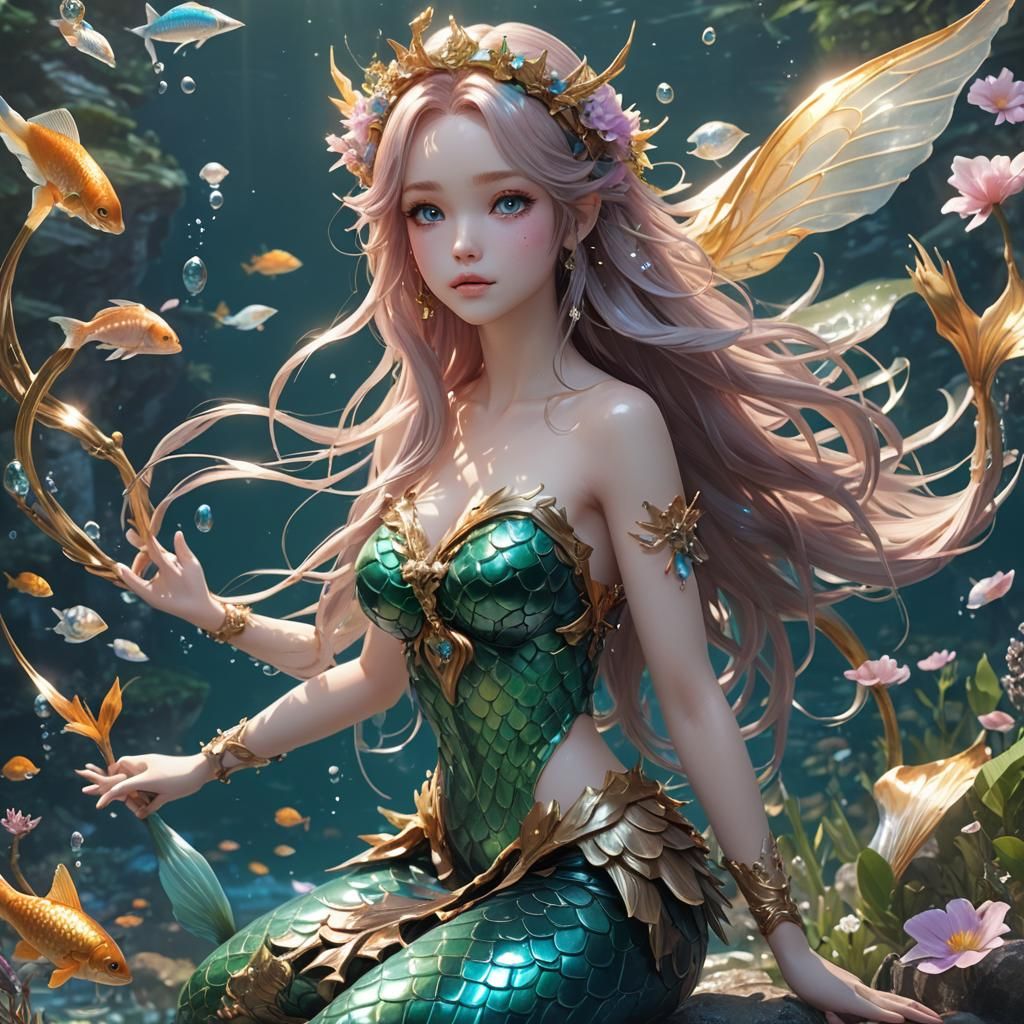 Fairy-Mermaid Hybrid