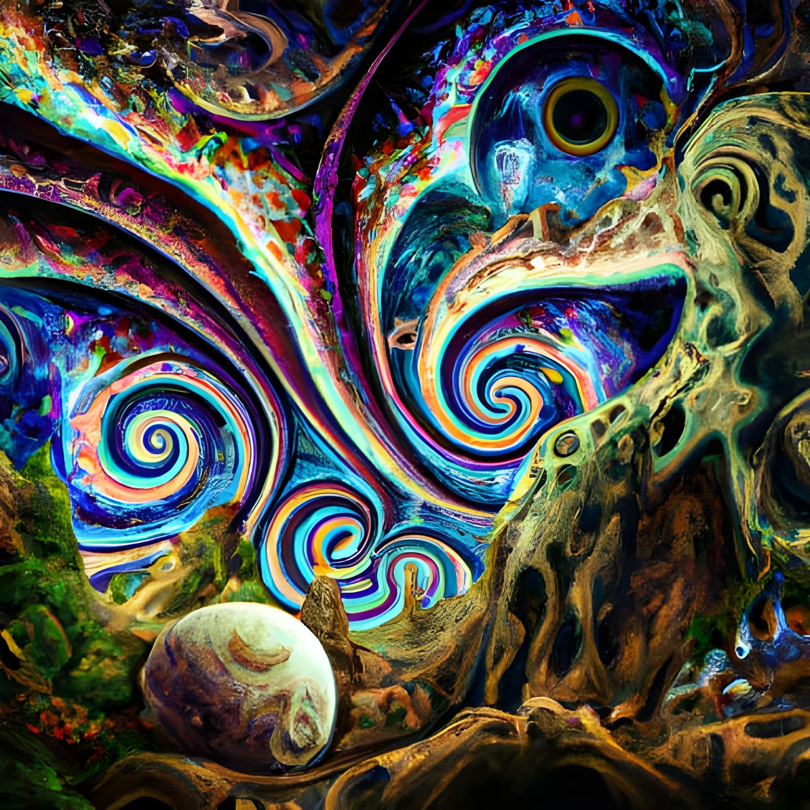 Digital Abstract Art of Another World