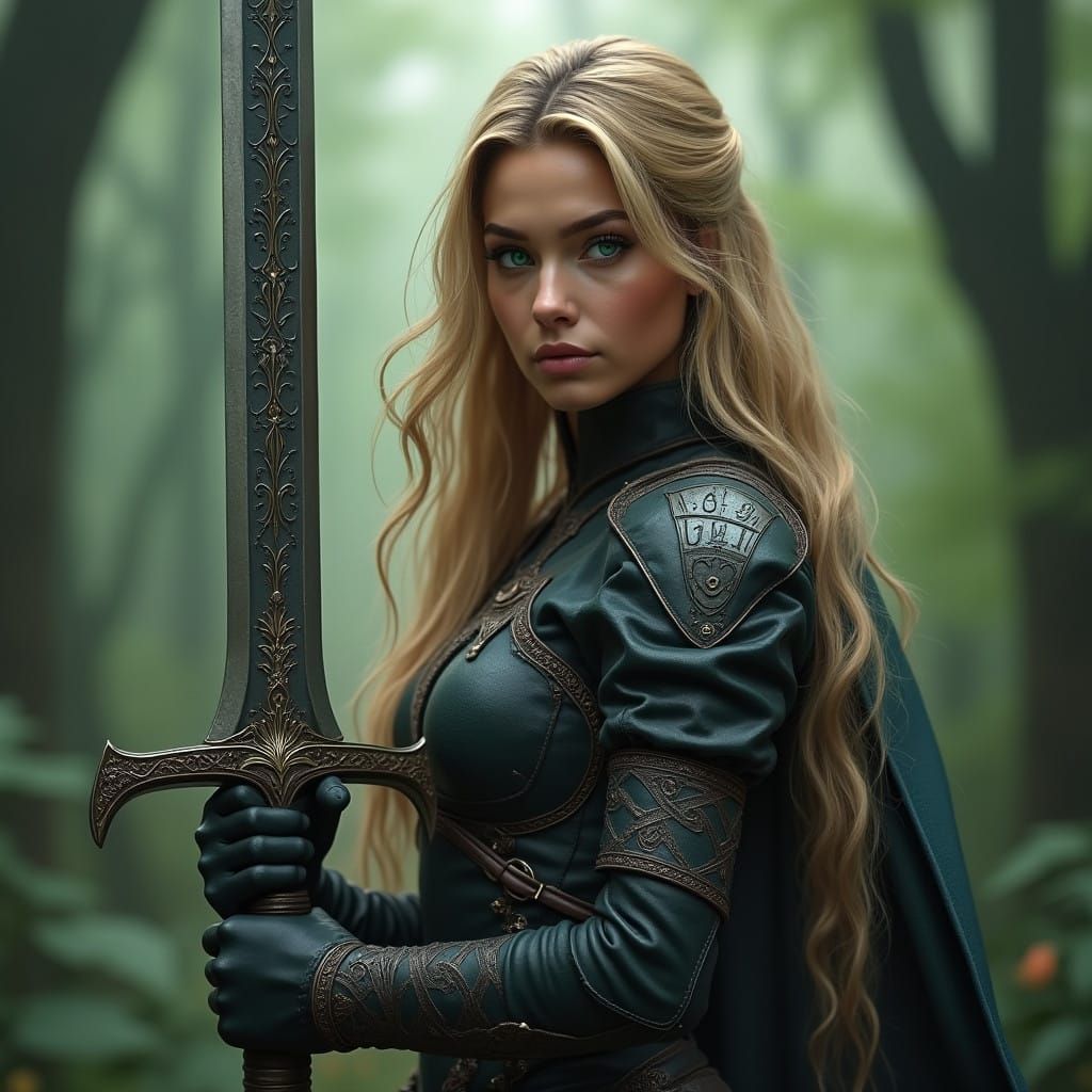 Ethereal Warrior Empresses in Emerald Forests