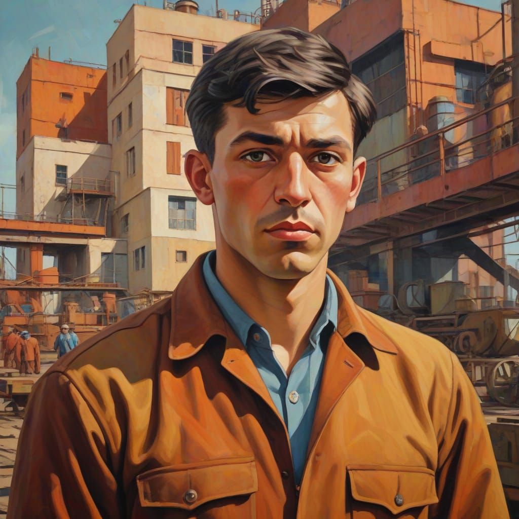 Cubist Worker in Factory: Socialist Realism and Chosonhwa