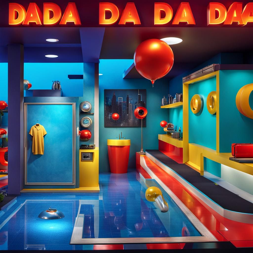 Photorealistic Dada Art in 3D